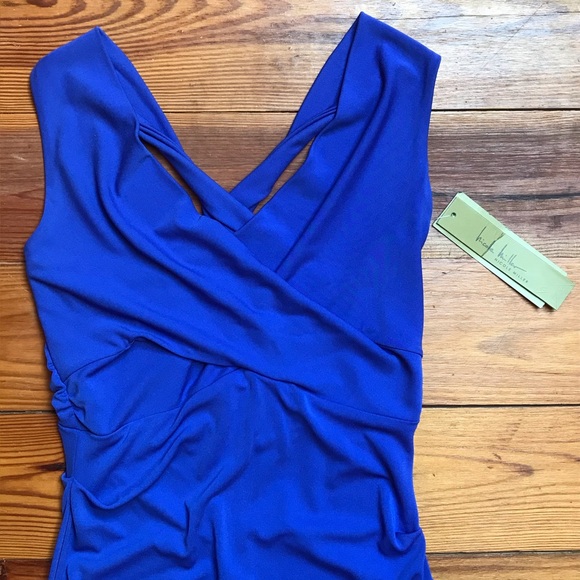 Nicole Miller Royal Blue Gown, NWT